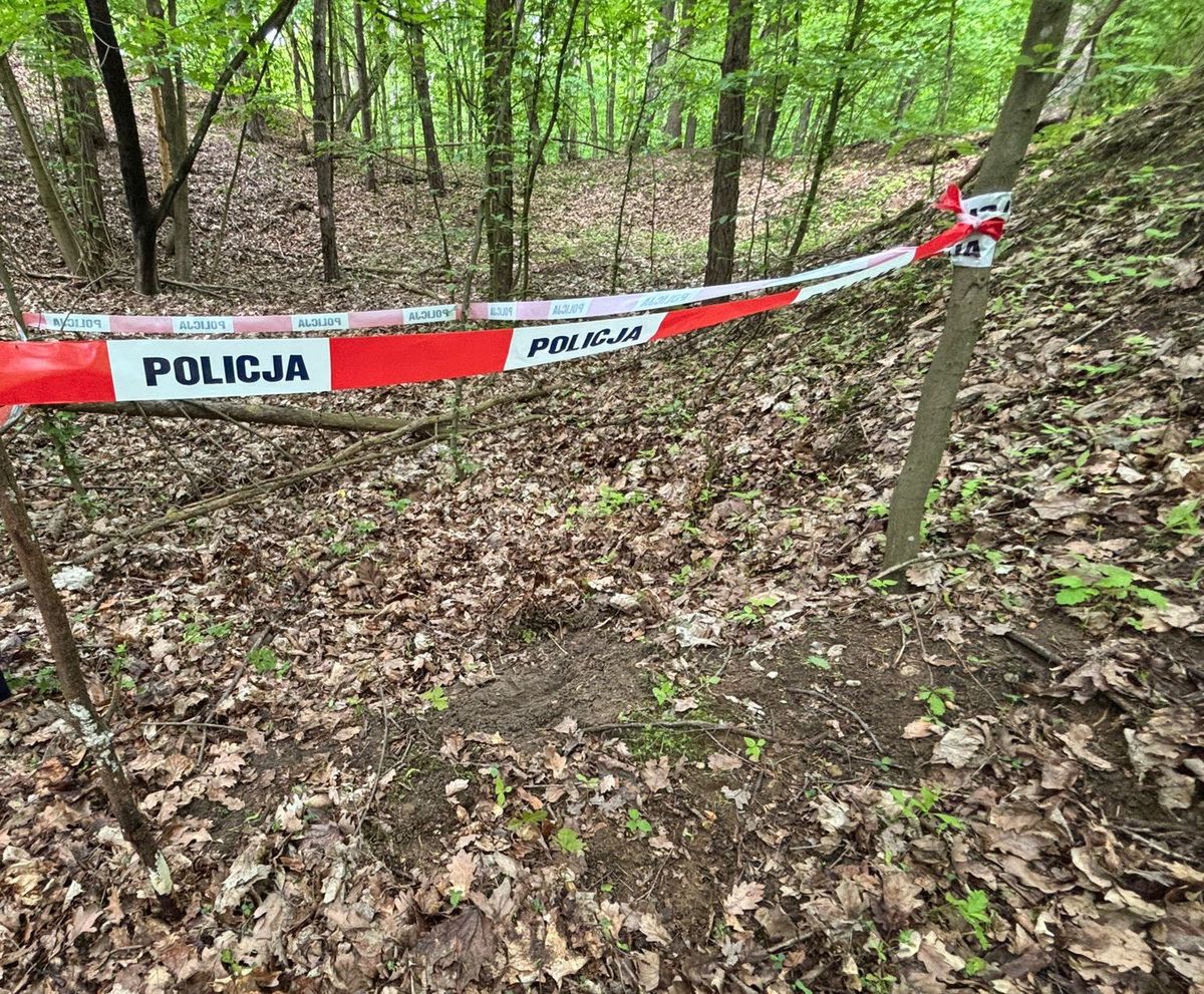 Niebezpieczne znalezisko w lesie w Dęblinie. Saperzy zneutralizowali granaty moździerzowe