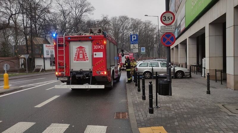 Pożar w centrum handlowym Lublin Plaza