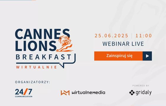 Porozmawiamy o Cannes Lions! Zapraszamy na webinar „Cannes Lions Breakfast Wirtualnie”