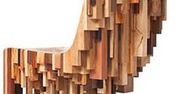 Solidne, drewniane krzesło "Bespoke"