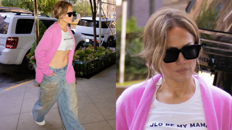 Jennifer Lopez świeci mięśniami brzucha