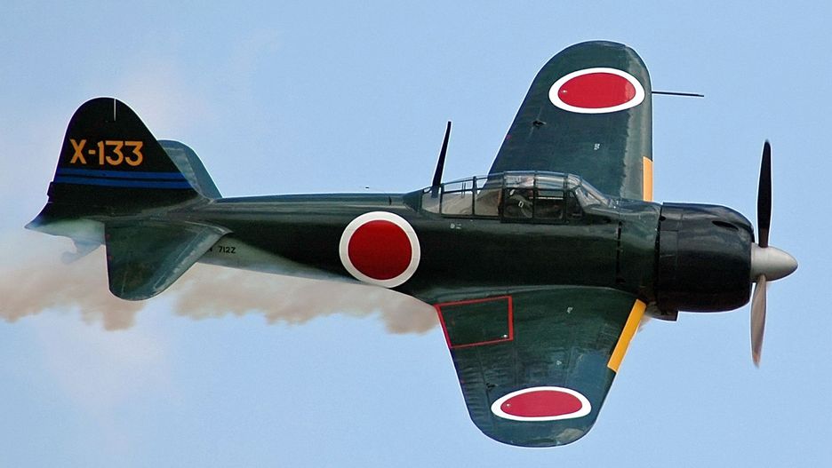 Replika samolotu Mitsubishi A6M3