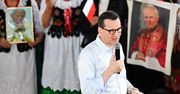 Morawiecki o "niegodziwościach księży". Adamczyka aż musiało zatkać