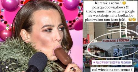 Sukces Pudelka: Anna Mucha poleca... budkę z kurczakiem z rożna. Już nie ostrygi za 700 złotych?