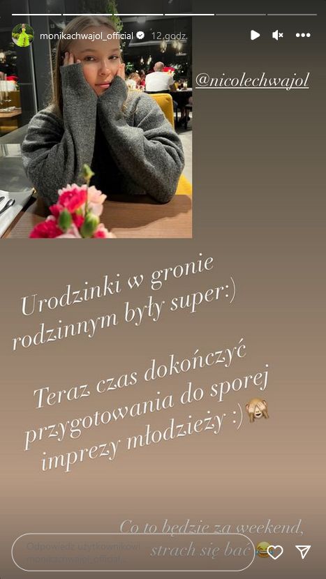 Tak Monika Chwajoł uczciła urodziny córki