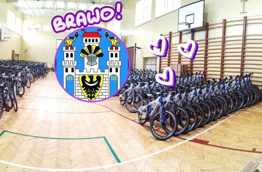 Wszyscy  pierwszoklasiści w Szprotawie dostaną w szkołach rowery.