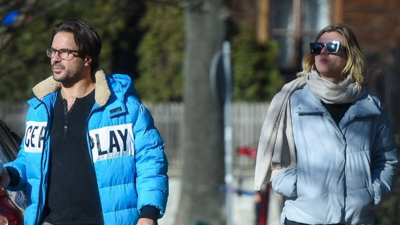 Piotr wracający z ukochaną 