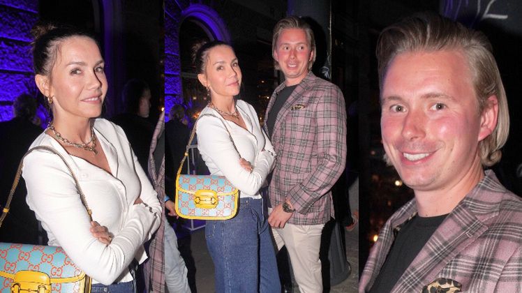 Olga Bołądź z torebką Gucci za 23 tysiące bawi się na imprezie z młodszym o 7 lat ukochanym