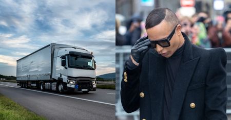 Ciężarówka przewożąca najnowszą kolekcję Balmain została SKRADZIONA. Olivier Rousteing zabrał głos w sprawie napadu