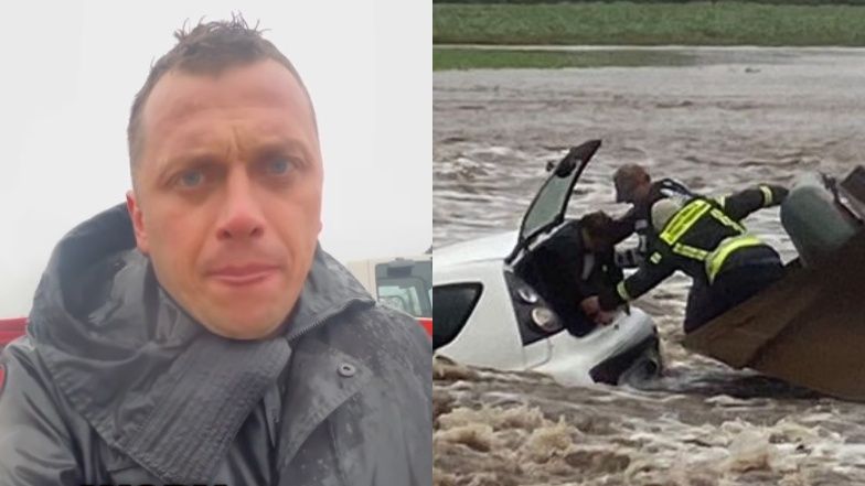 Wojciech Bojanowski relacjonuje powódź na południu Polski