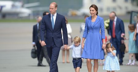 Kate, William, Jerzy i Charlotte wylatują do Berlina (ZDJĘCIA)