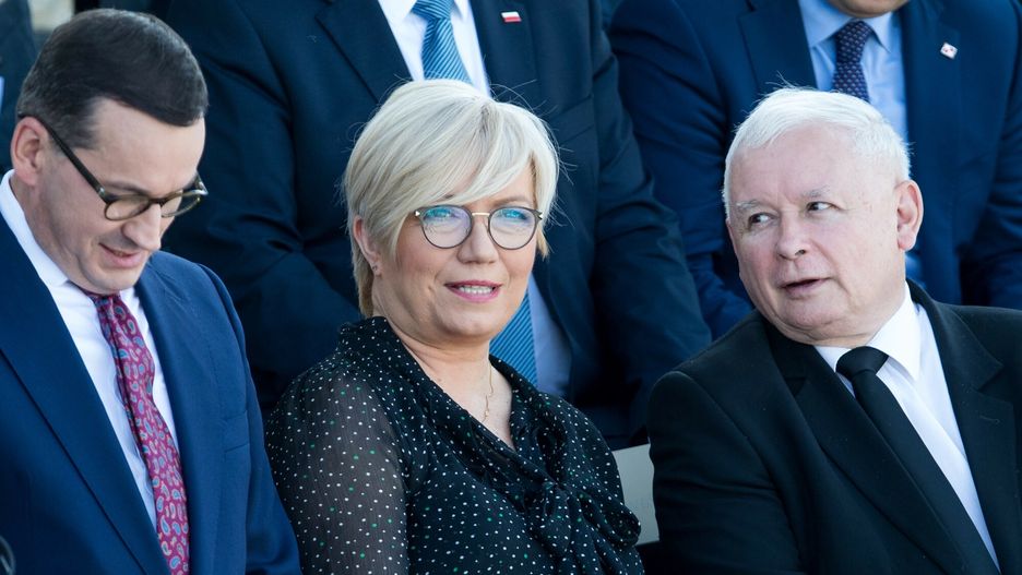 Reporter baza 2020-06-d
01.09.2019 Warszawa 80. rocznica wybuchu II wojny swiatowej   fot Andrzej Iwanczuk/REPORTER
n/z: Mateusz Morawiecki, Julia Przylebska, Jaroslaw Kaczynski
Andrzej Iwanczuk/REPORTER