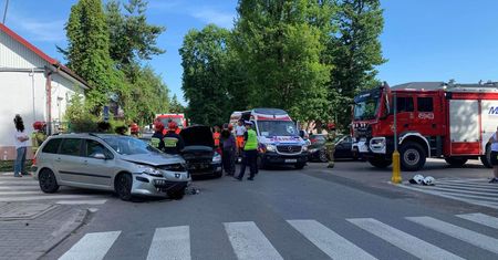 Wypadek w Waśniowie