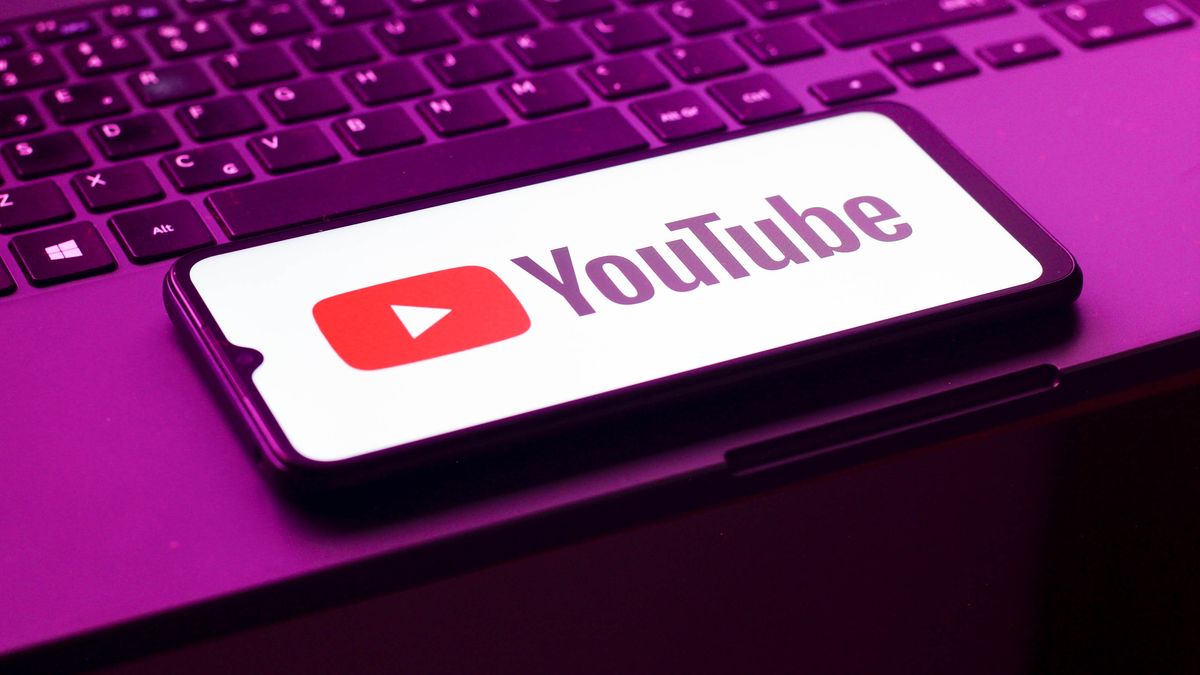 CANADA - 2026/08/06: In this photo illustration, the YouTube logo is seen displayed on a smartphone screen. (Photo Illustration by Thomas Fuller/SOPA Images/LightRocket via Getty Images)