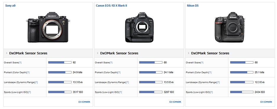 Sony A9 przetestowany przez DxO. Czy będzie nowy lider rankingu matryc? 3