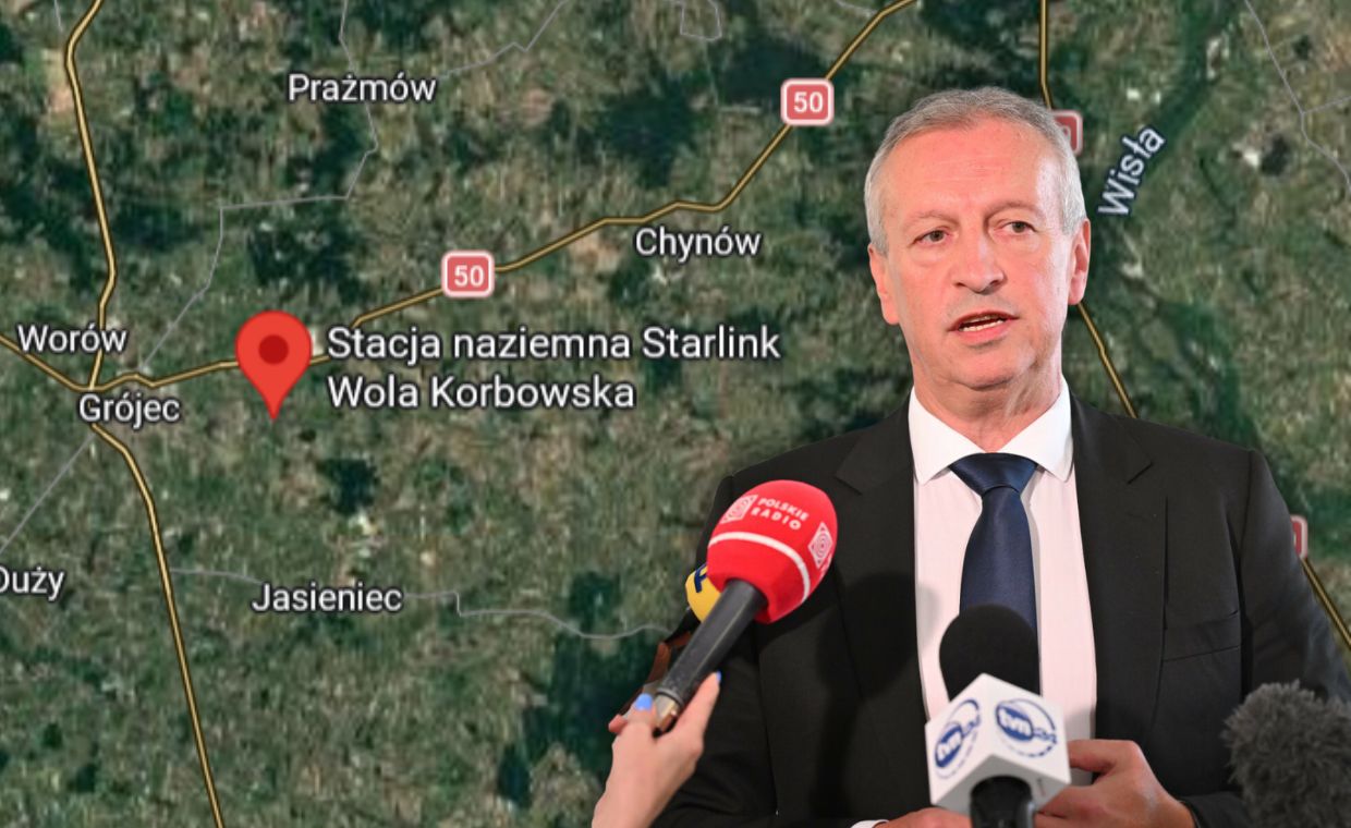 Zdjęcie do aktualności: Pożar stacji Starlink na Mazowszu. "Zwarcie lub podpalenie"