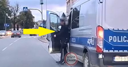 Krok od tragedii. Szokująca reakcja policjanta