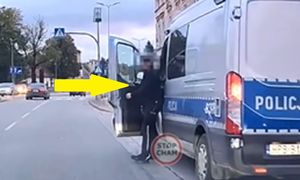 Krok od tragedii. Szokująca reakcja policjanta