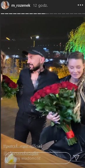 Małgorzata Rozenek na planie filmu Patryka Vegi