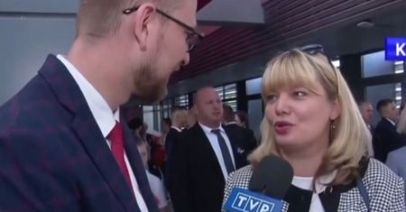 Kolejny "przypadkowy przechodzień" w TVP. Przepytują kobietę zatrudnioną przez rząd