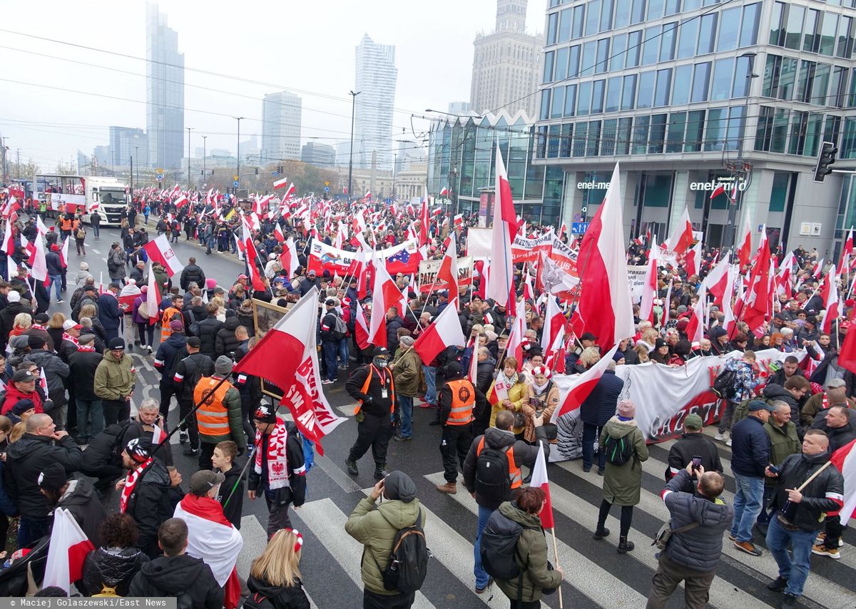 Marsz Niepodległości 11.11.2023 w Warszawie