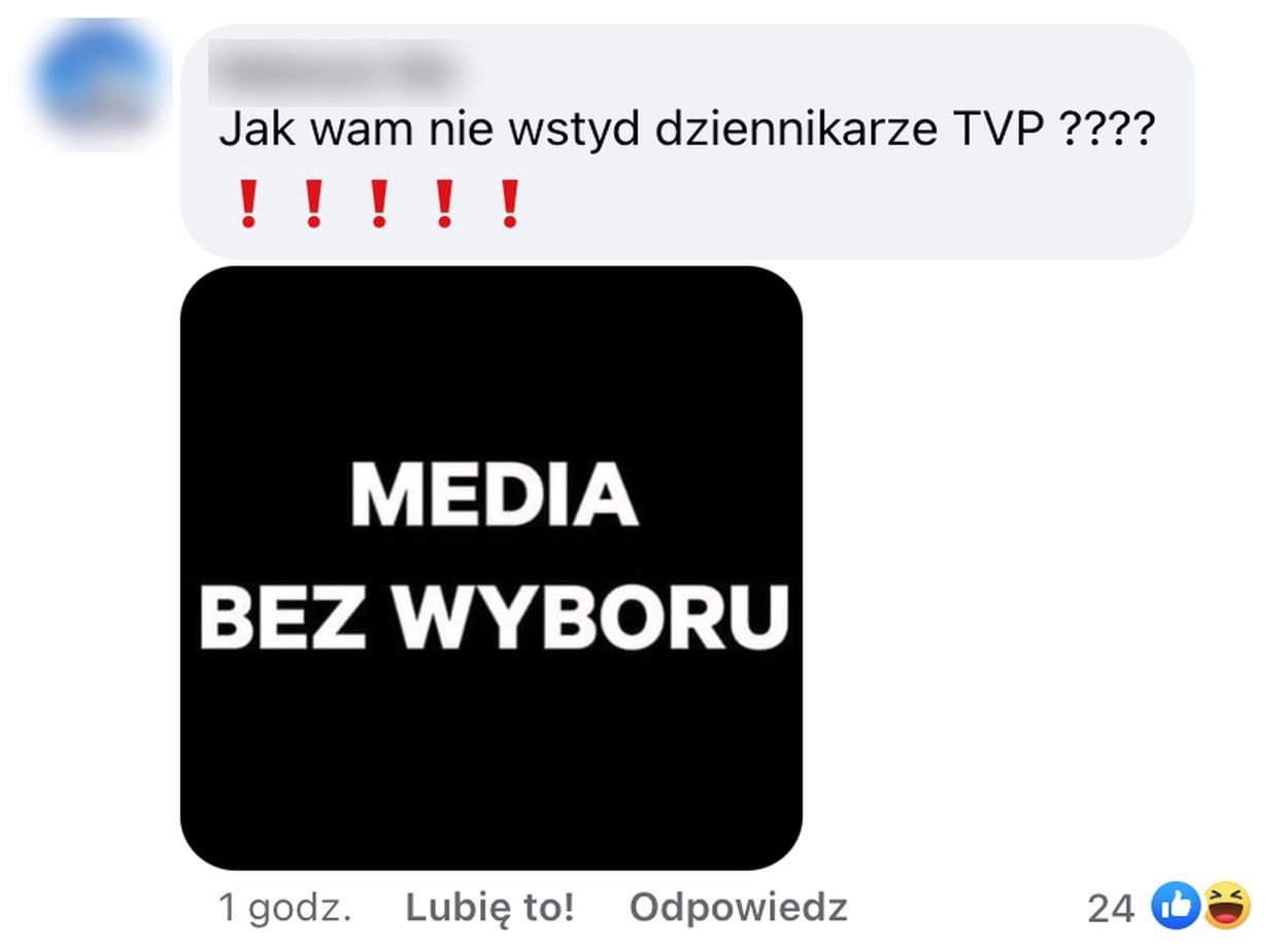Internauci wspierają strajk mediów pod wpisami "Pytania na śniadanie"