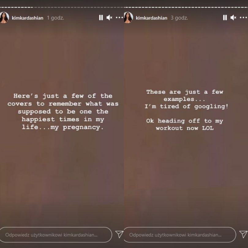 Kim Kardashian wspomina, jak media wyśmiewały jej ciążową sylwetkę