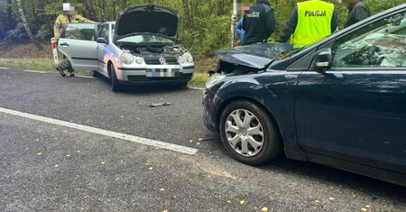 Zakończył grzybobranie, doprowadził do wypadku. Trzy osoby w szpitalu