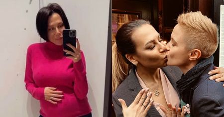 Ciężarna Krystyna z "Rolnik szuka żony" znów jest z ukochaną Agnieszką! "Miłość zawsze zwycięży" (ZDJĘCIA)