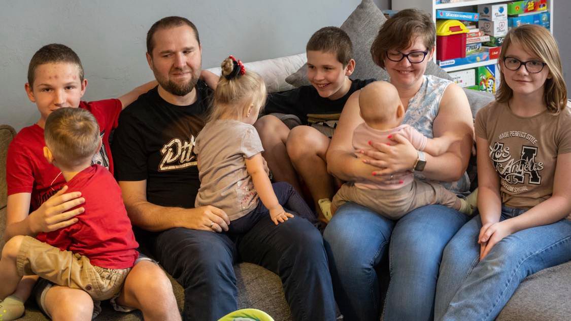 Rodzina Anny Krulak-Leszczyńskiej w komplecie 