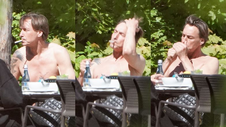 Paul Montana zdjął koszulkę w restauracji