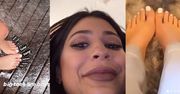 Kylie Jenner nadaje imiona palcom i odpowiada hejterom: "MAM ZAJ*BIŚCIE ŁADNE STOPY"