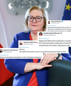 Ruch PK ws. Manowskiej. Sieć zalały komentarze