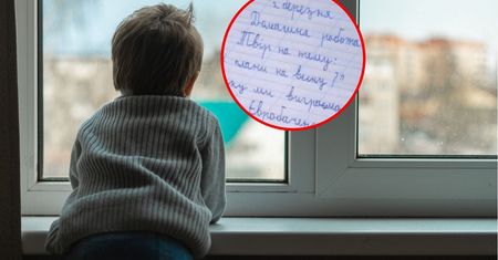Pokazali kartkę z zeszytu ukraińskiego ucznia. Poruszające słowa