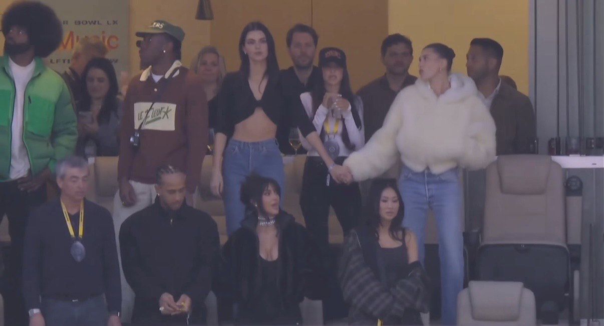 Kendall Jenner, Lewis Hamilton i Kim Kardashian