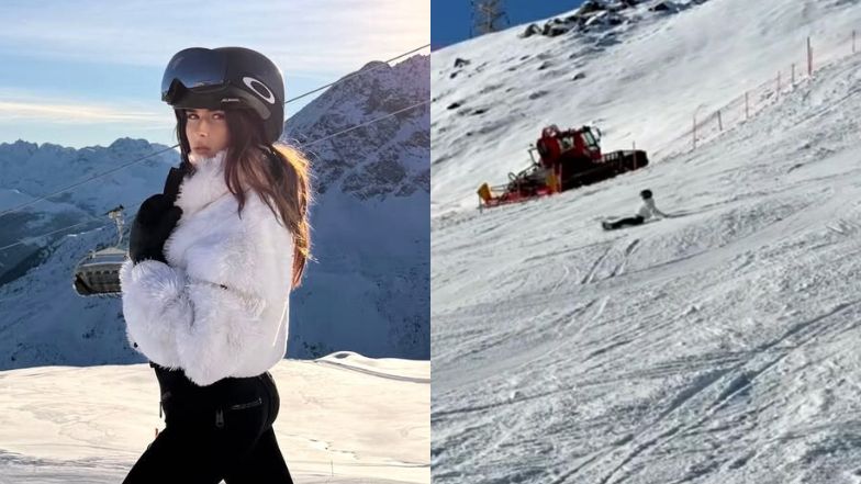 Roksana Węgiel zaliczyła instagramową sesję i glebę na stoku