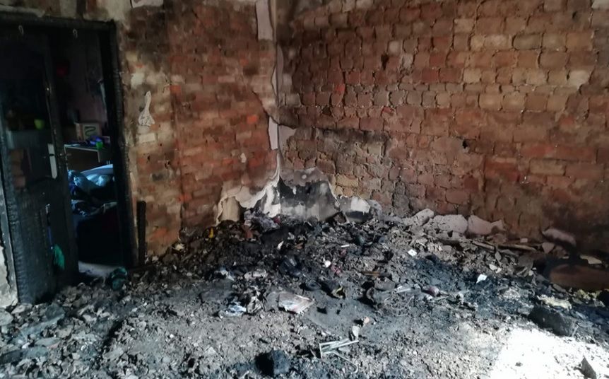 Cały dom spłonął