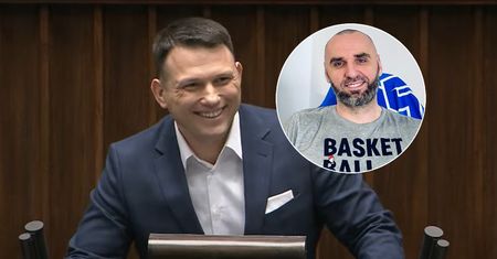 Mentzen zaliczył wpadkę na mównicy. Wymowna reakcja Gortata