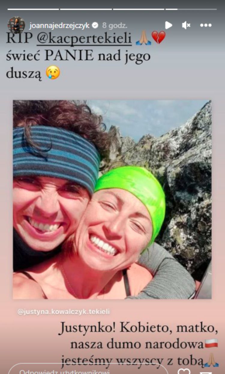 Joanna Jędrzejczyk wspiera Justynę Kowalczyk
