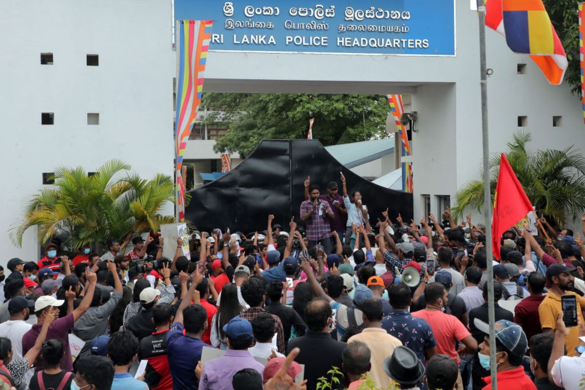 Na Sri Lance trwają masowe protesty 