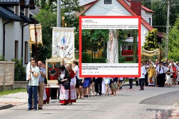 "Prawdziwy cud" w Boże Ciało. Zauważyli kształt na drzewie. Wierni poruszeni