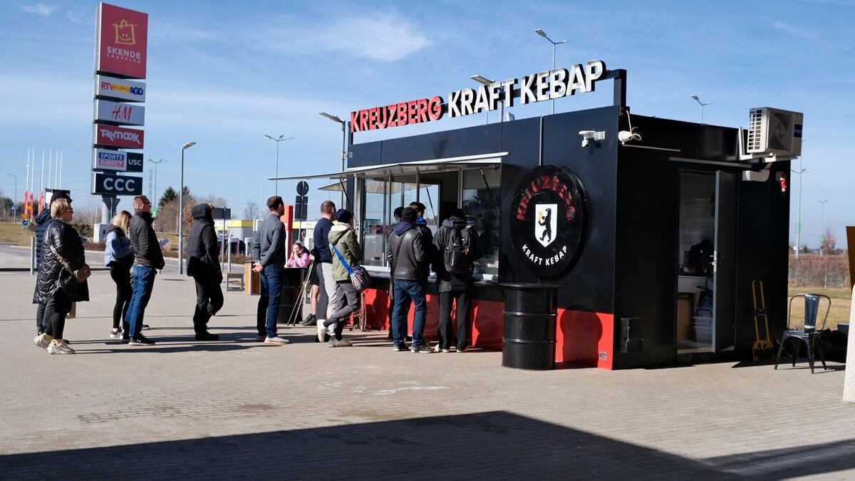 Otwarcie Kreuzberg Kraft Kebap w Lublinie przy Skende / Ikea