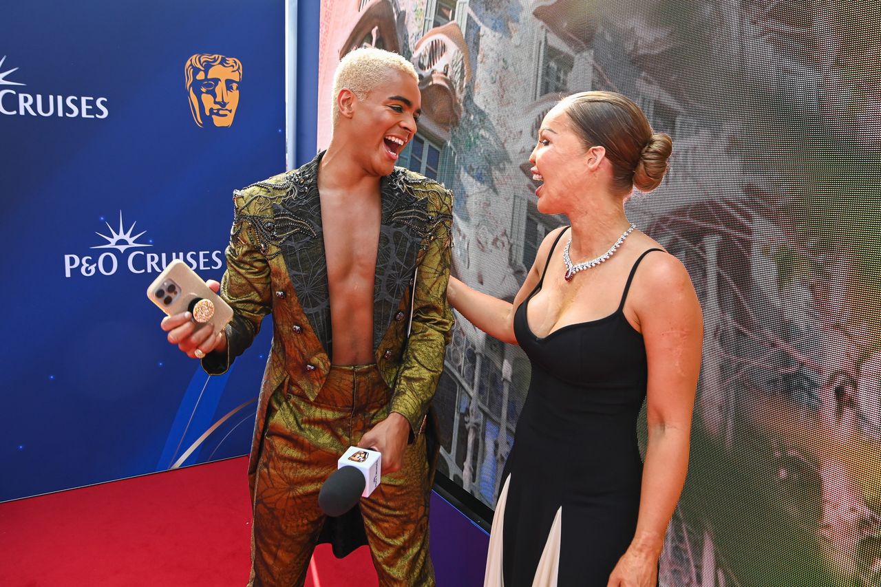Layton Williams and Katie Piper