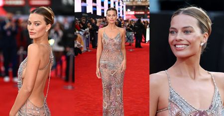 Margot Robbie bryluje w "NAGIEJ SUKIENCE" na premierze w Londynie