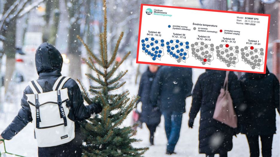 Pogoda na Boże Narodzenie 2023. Synoptycy przestawili nowe prognozy
