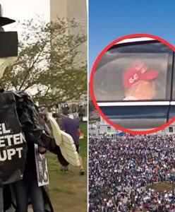Protesty w USA. Amerykanie wyszli na ulice. Trump grał akurat w golfa