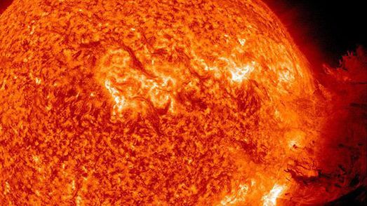 Niesamowite nagranie spektakularnego rozbłysku słonecznego 1