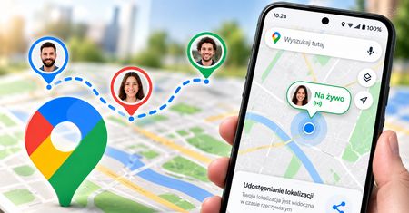 Mapy Google: Jak udostępnić lokalizację na żywo w telefonie?