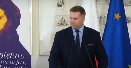 Bunt w szkole w Radzyminie. Tak uczniowie zareagowali na wizytę Czarnka