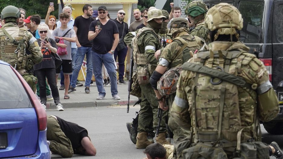 Wagner Group claims control of key sites in Rostov-on-Don
STRINGER